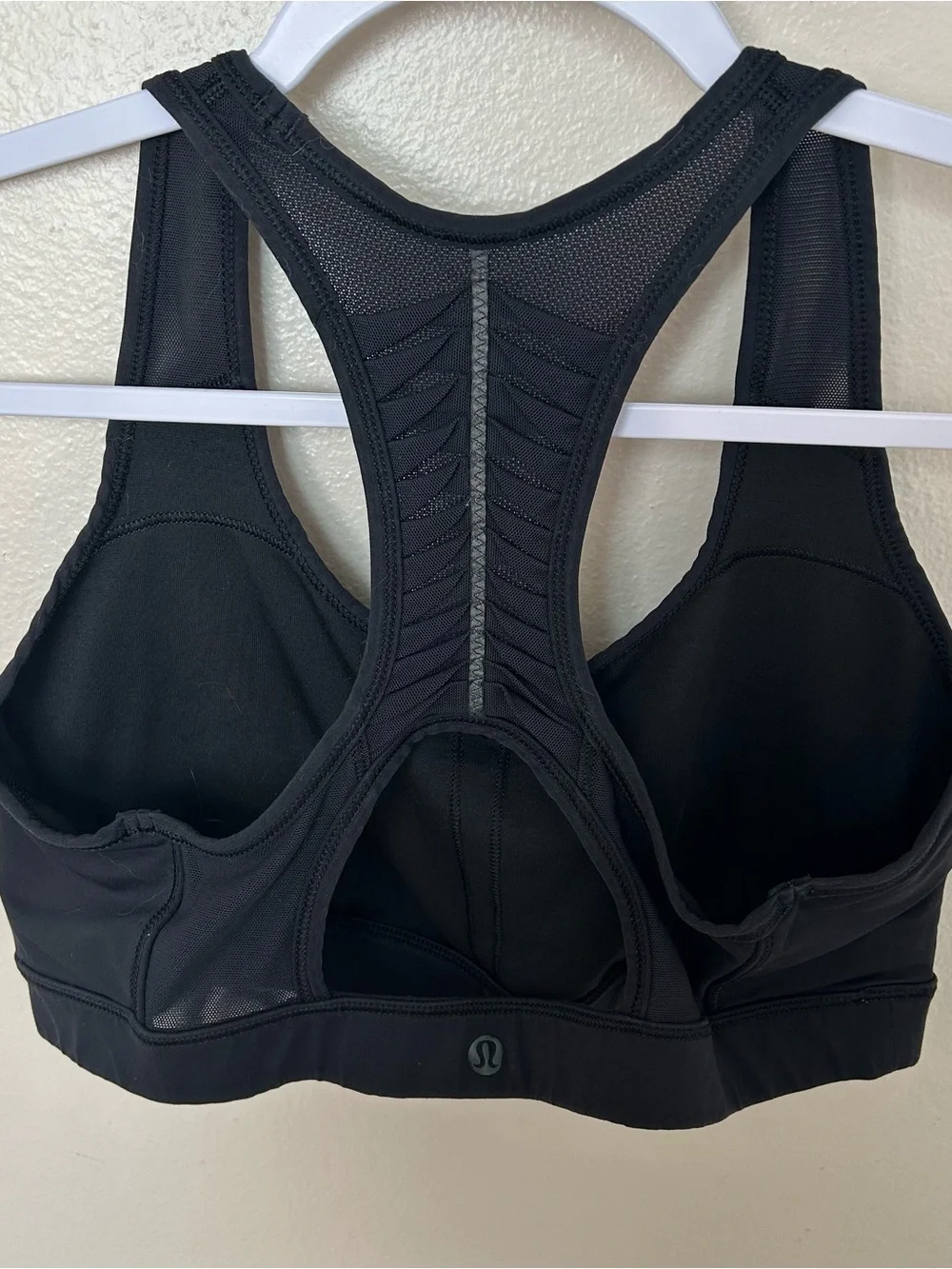 lululemon athletica making moves Black Racerback Medium-Impact Sports Bra
